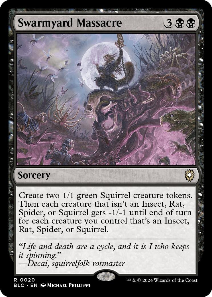 Image for Swarmyard Massacre (20) (BLC) - Magic: The Gathering