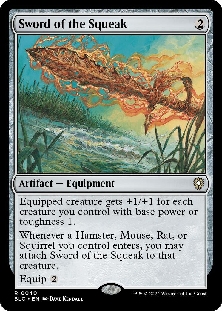 Image for Sword of the Squeak (40) (BLC) - Magic: The Gathering
