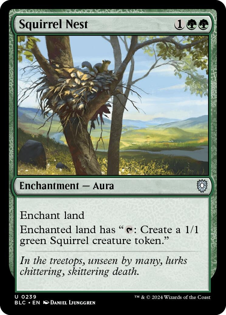 Image for Squirrel Nest (239) (BLC) - Magic: The Gathering