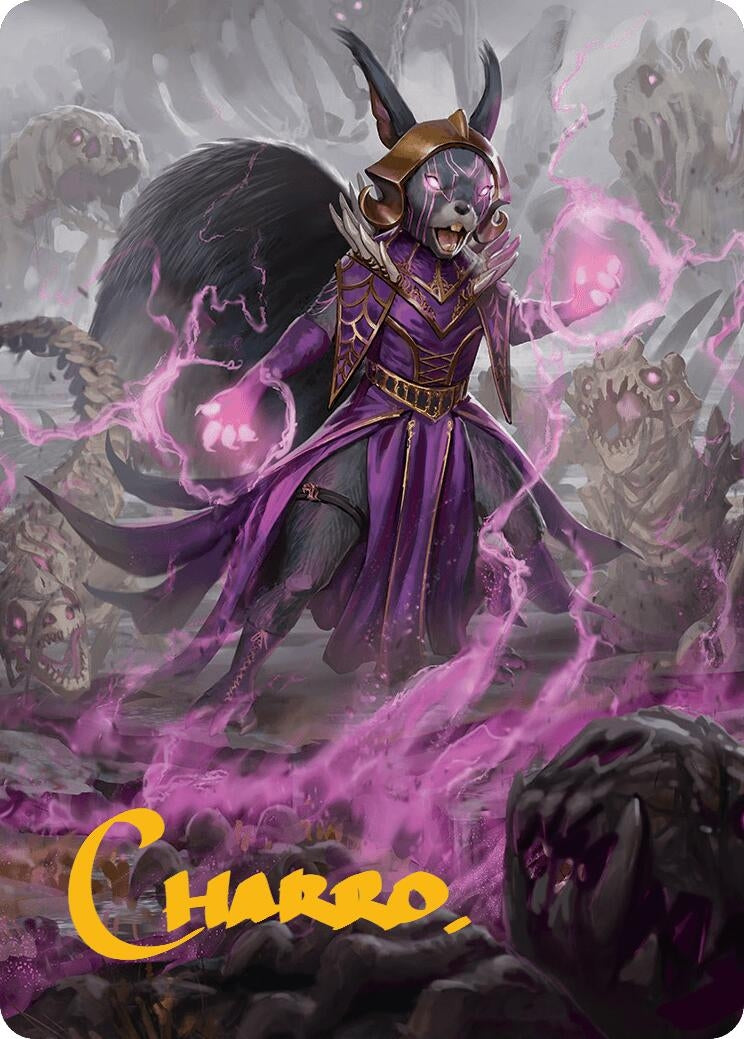 Image for Liliana of the Dark Realms Art Card (Gold-Stamped Signature) (51) (ASBLB) - Magic: The Gathering