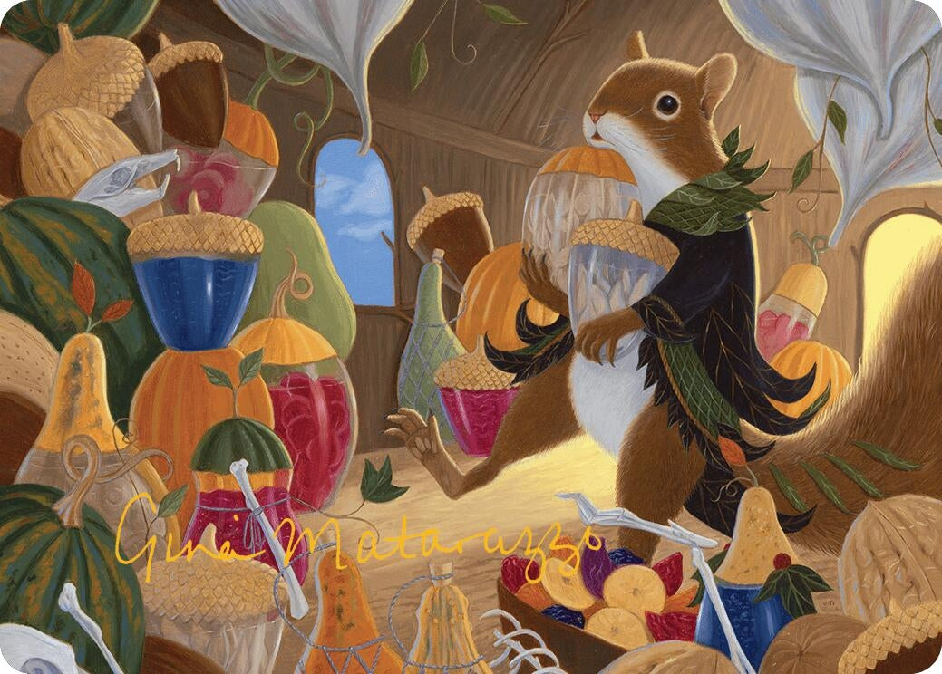 Image for Stocking the Pantry Art Card (Gold-Stamped Signature) (24) (ASBLB) - Magic: The Gathering