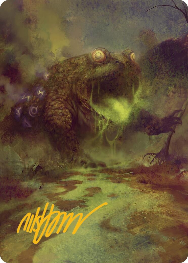Image for The Gitrog Monster Art Card (Gold-Stamped Signature) (52) (ASBLB) - Magic: The Gathering
