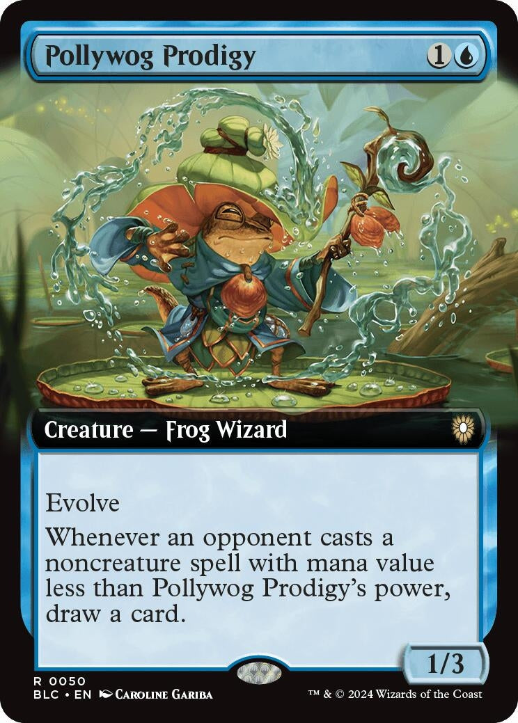 Image for Pollywog Prodigy (Extended Art) (50) - Magic: The Gathering