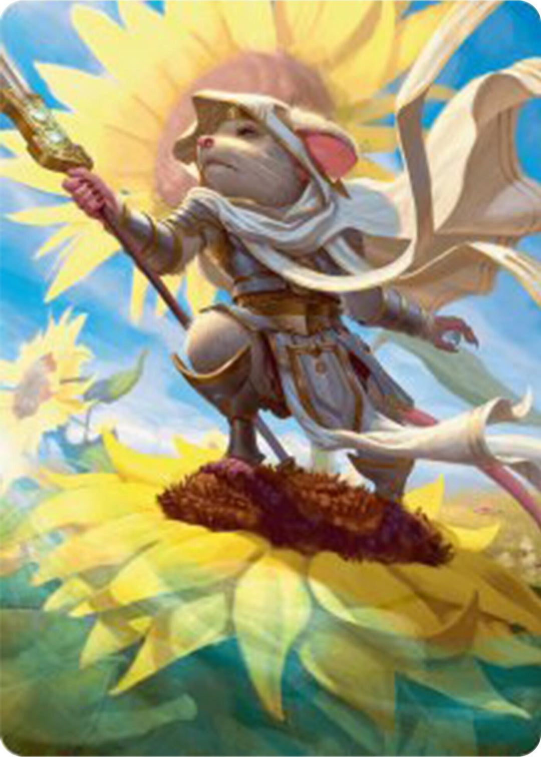 Image for Elspeth, Sun's Champion Art Card (53) (ASBLB) - Magic: The Gathering