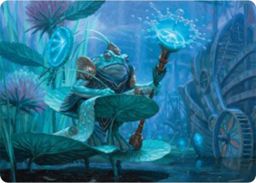 Image for Dour Port-Mage Art Card (5) (ASBLB) - Magic: The Gathering