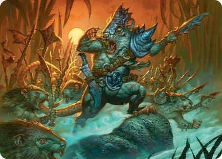 Image for Persistent Marshstalker Art Card (14) (ASBLB) - Magic: The Gathering