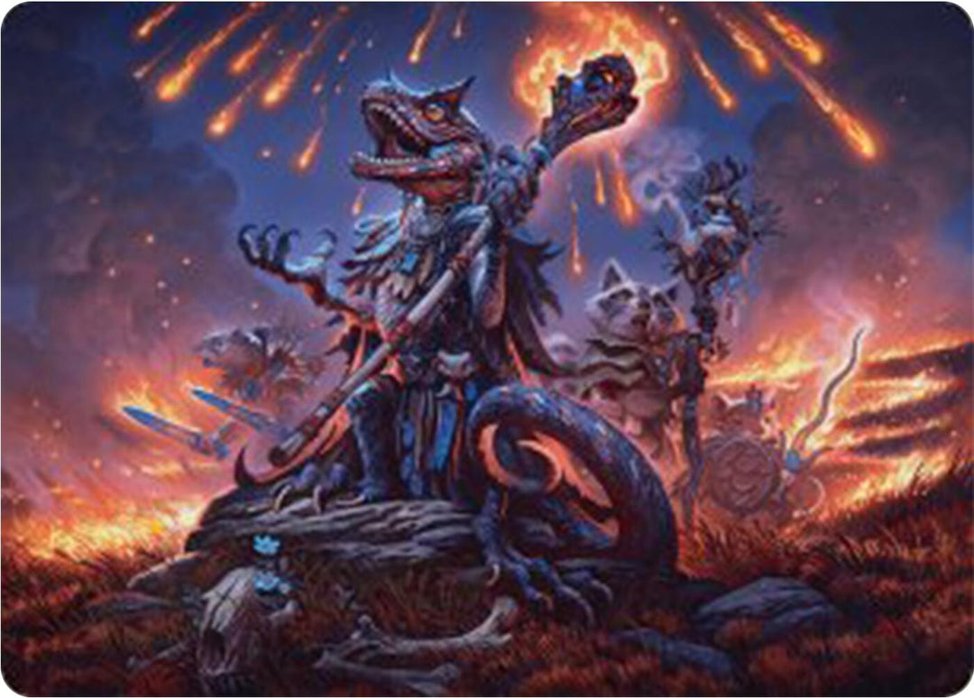 Image for Valley Flamecaller Art Card (21) (ASBLB) - Magic: The Gathering