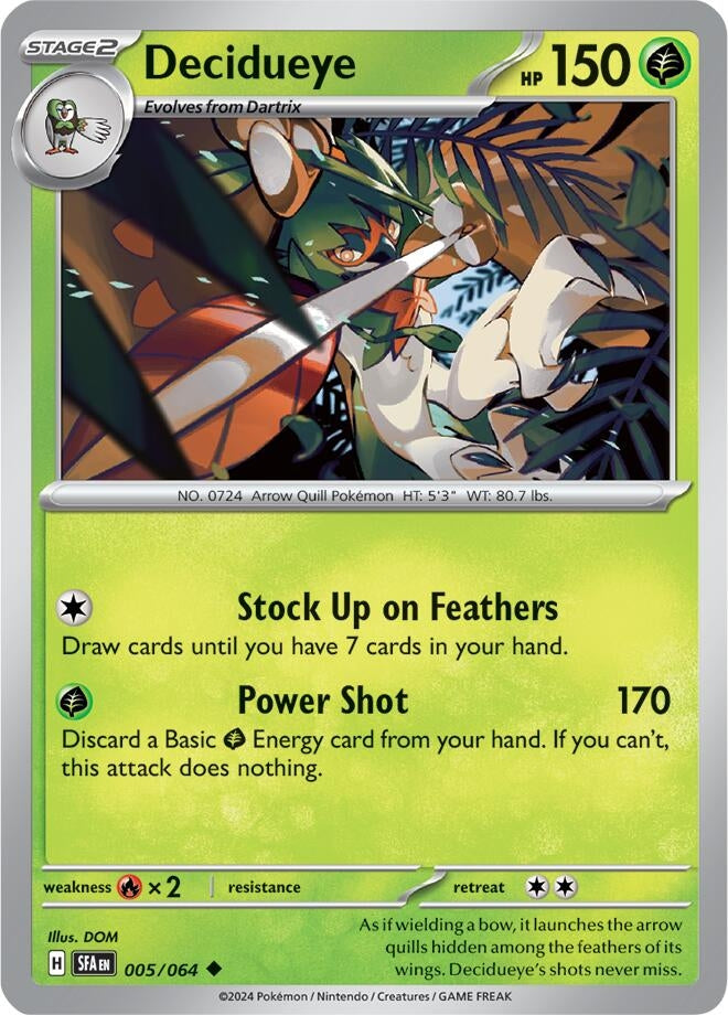 Image for Decidueye (005/064) (SFA) - Pokemon
