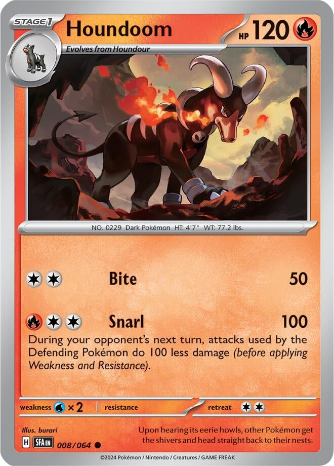Image for Houndoom (008/064) (SFA) - Pokemon