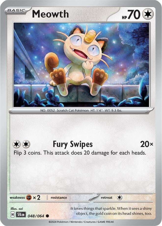 Image for Meowth (048/064) (SFA) - Pokemon