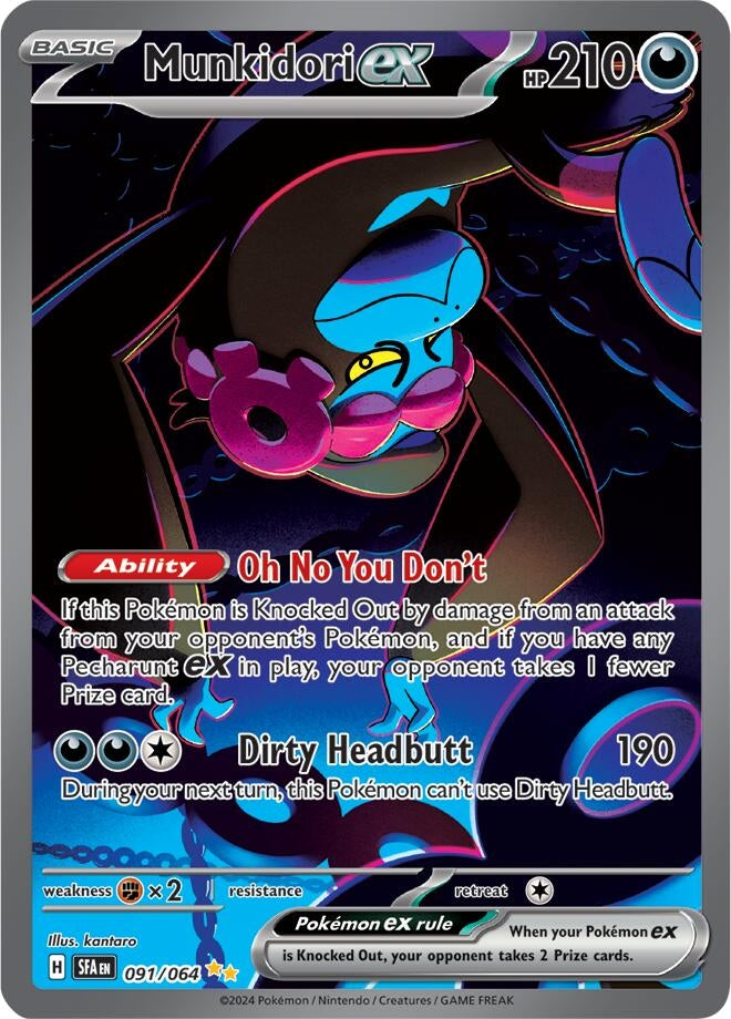 Image for Munkidori ex (091/064) (SFA) - Pokemon
