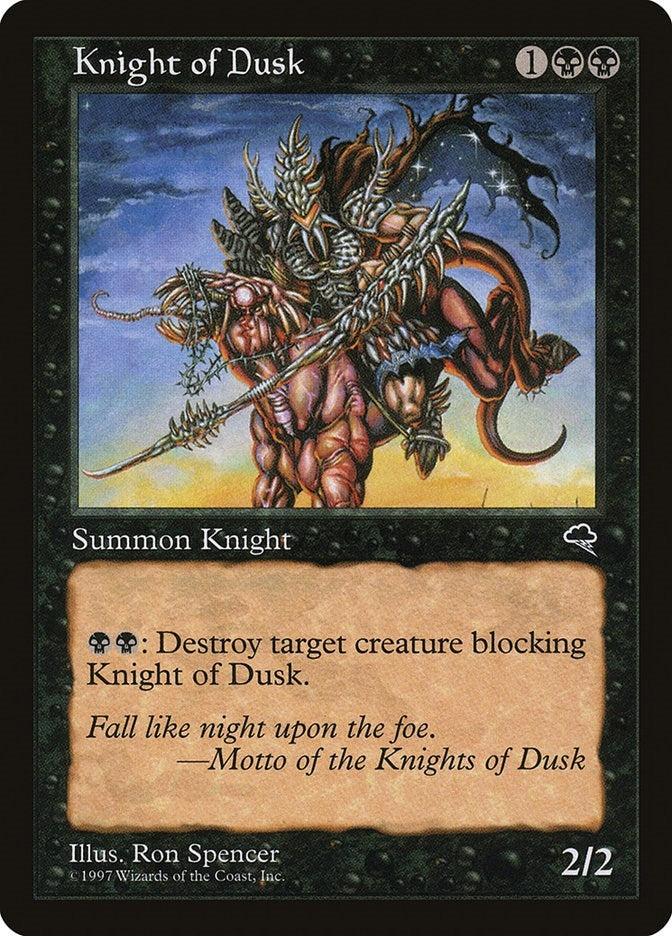 Image for Knight of Dusk (140) - Magic: The Gathering
