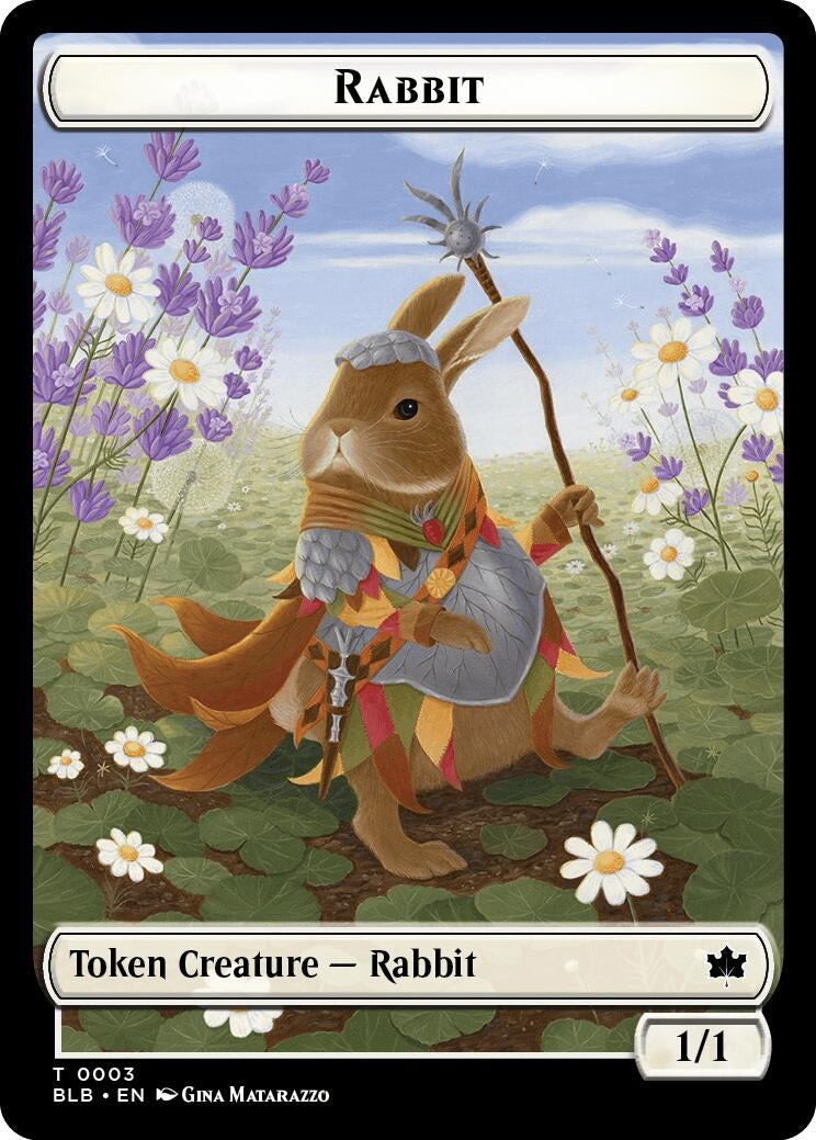 Image for Rabbit // Treasure Double-Sided Token (3 // 29) (BLB) - Magic: The Gathering