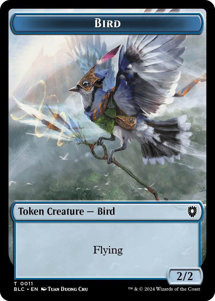 Image for Bird (0011) // Shark Double-Sided Token (11 // 16) - Magic: The Gathering