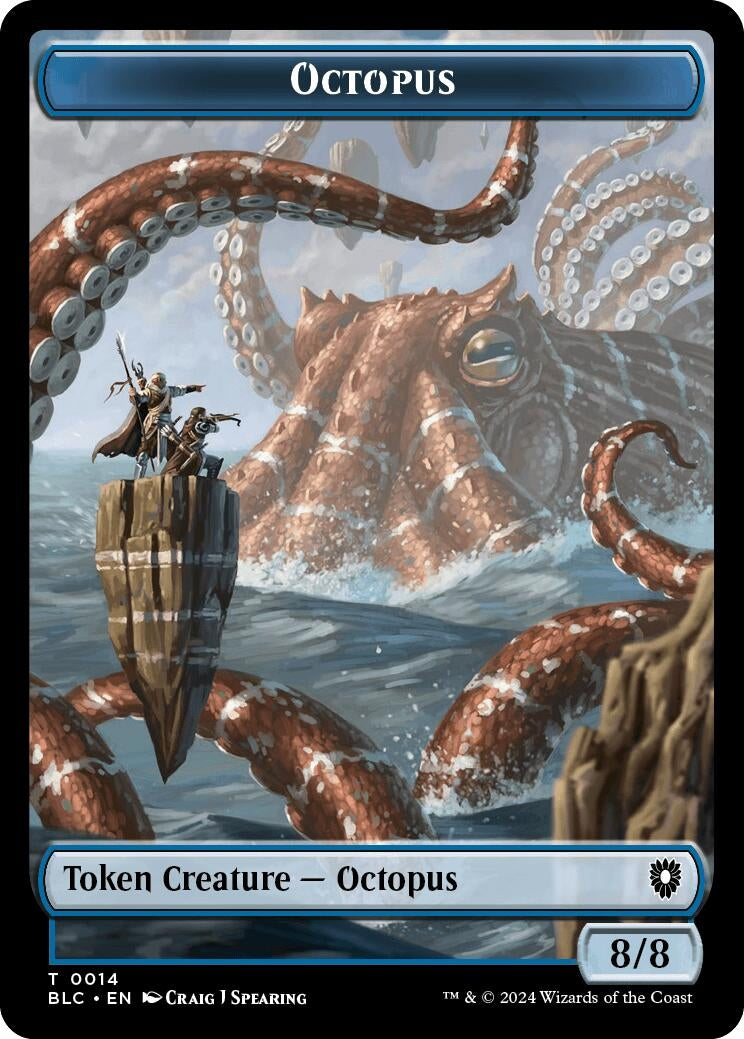 Image for Octopus // Rabbit Double-Sided Token (14 // 3) - Magic: The Gathering
