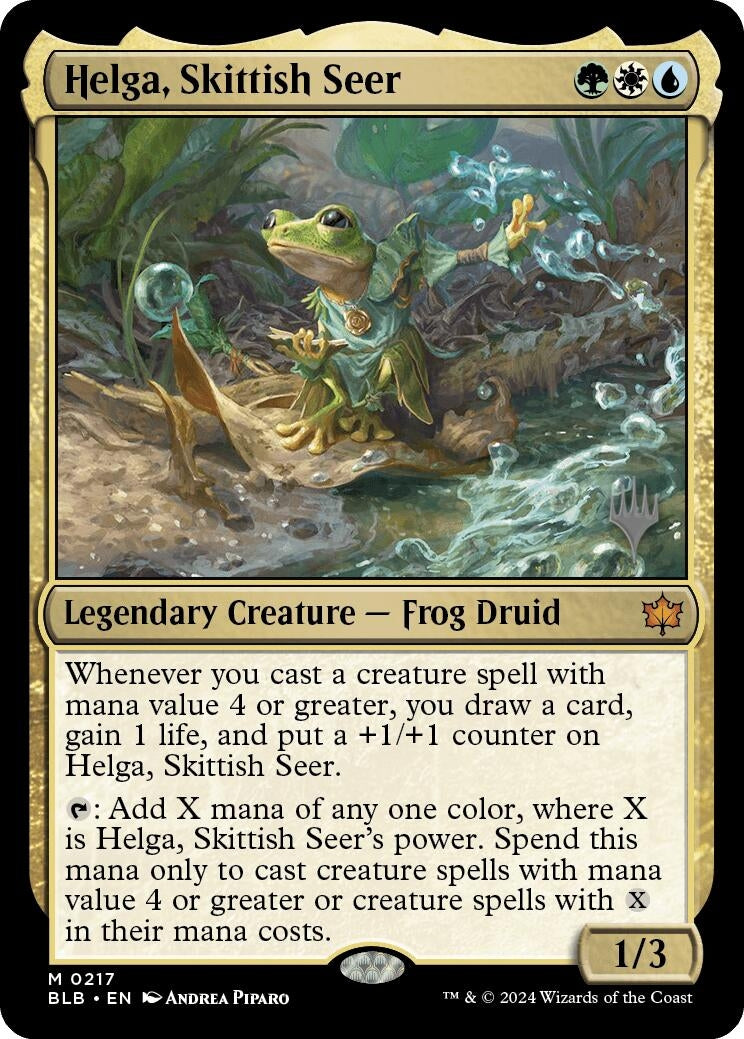 Image for Helga, Skittish Seer (217) (PPBLB) - Magic: The Gathering