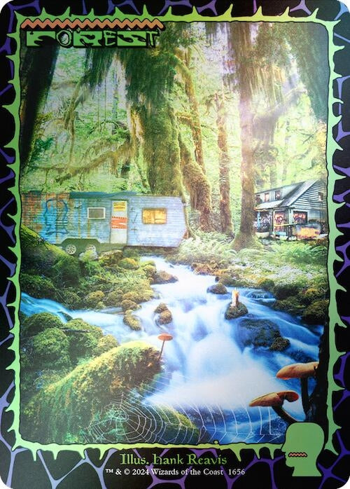 Image for Forest (1656) (Rainbow Foil) (1656) - Magic: The Gathering
