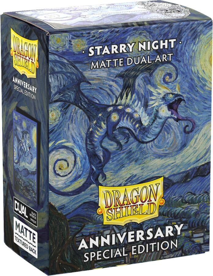Image for Dragon Shield Dual Matte: Anniversary Special Edition - Starry Night (100-pack) - Card Sleeves
