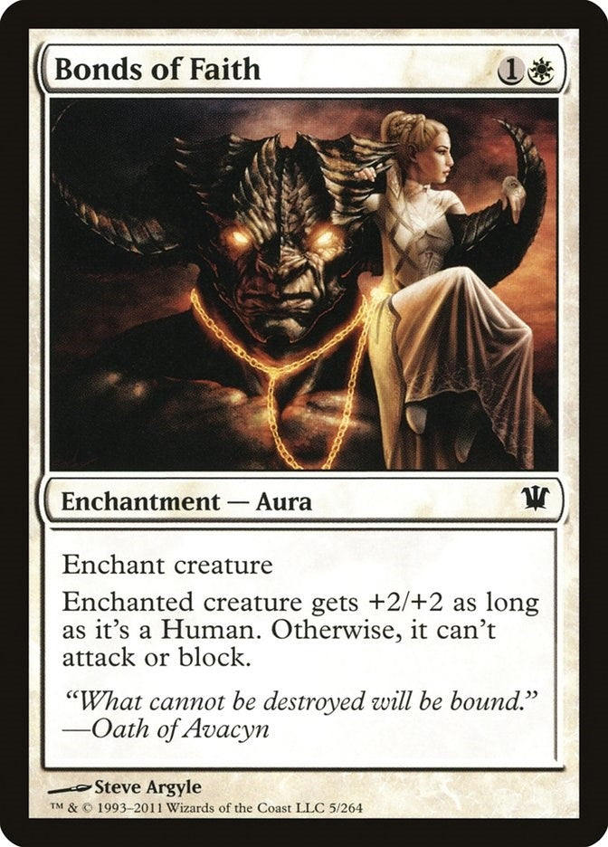 Image for Bonds of Faith (5) - Magic: The Gathering
