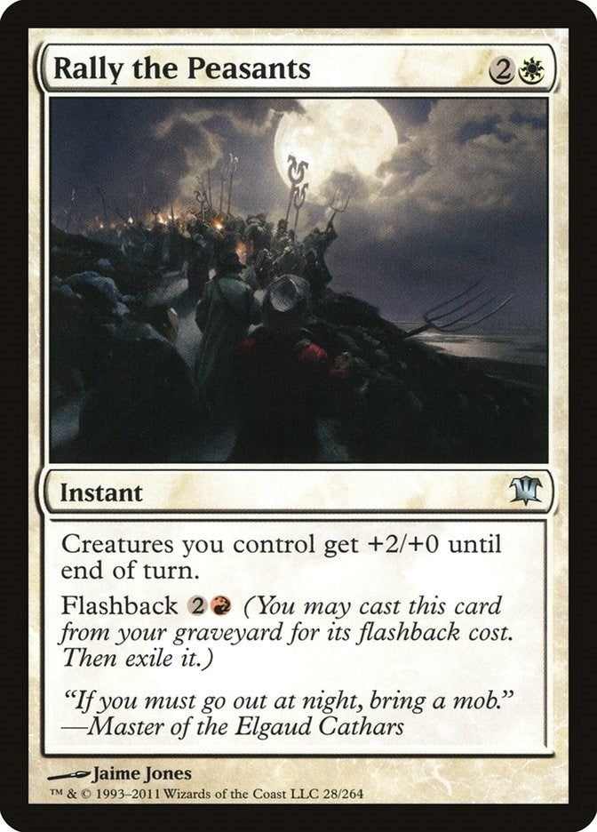 Image for Rally the Peasants (28) - Magic: The Gathering