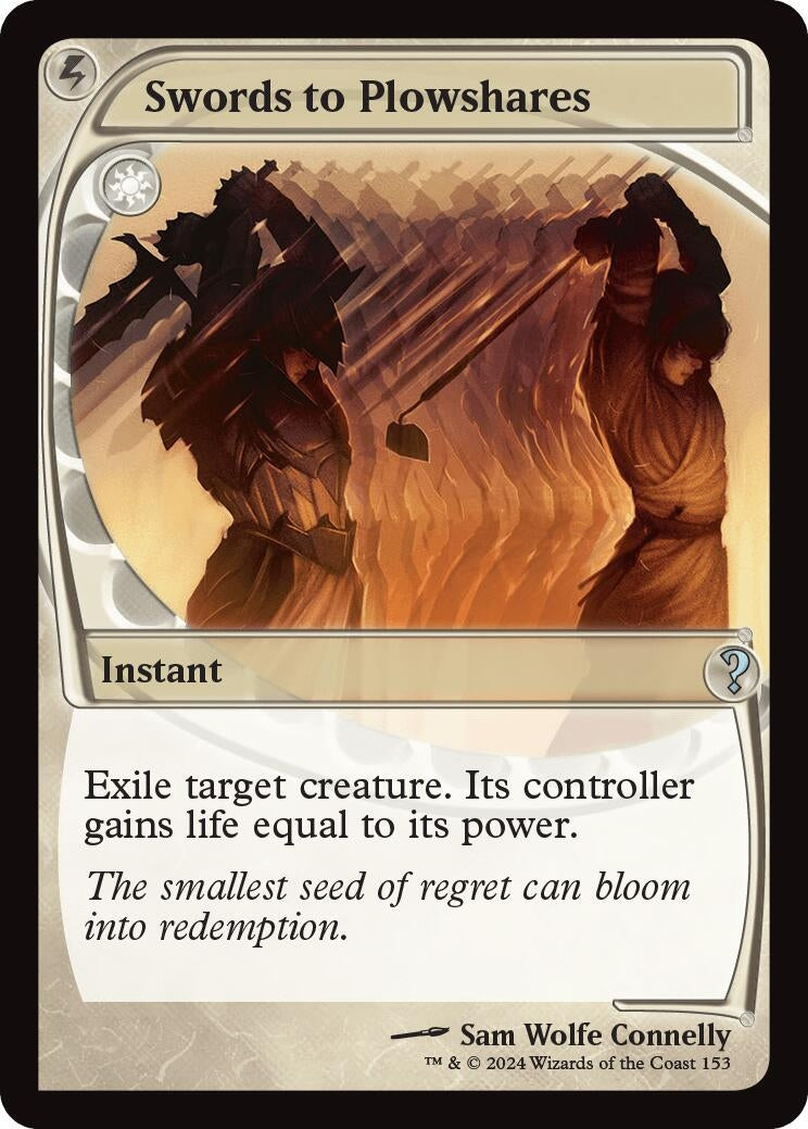 Image for Swords to Plowshares (Future Sight) (153) - Magic: The Gathering