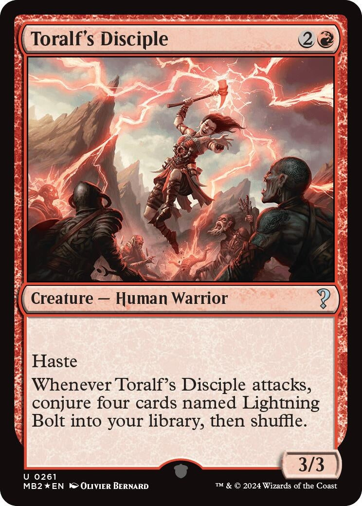 Image for Toralf's Disciple (261) - Magic: The Gathering