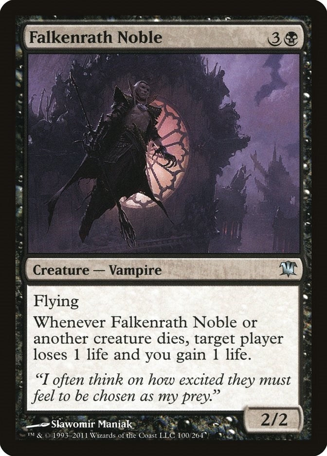 Image for Falkenrath Noble (100) - Magic: The Gathering