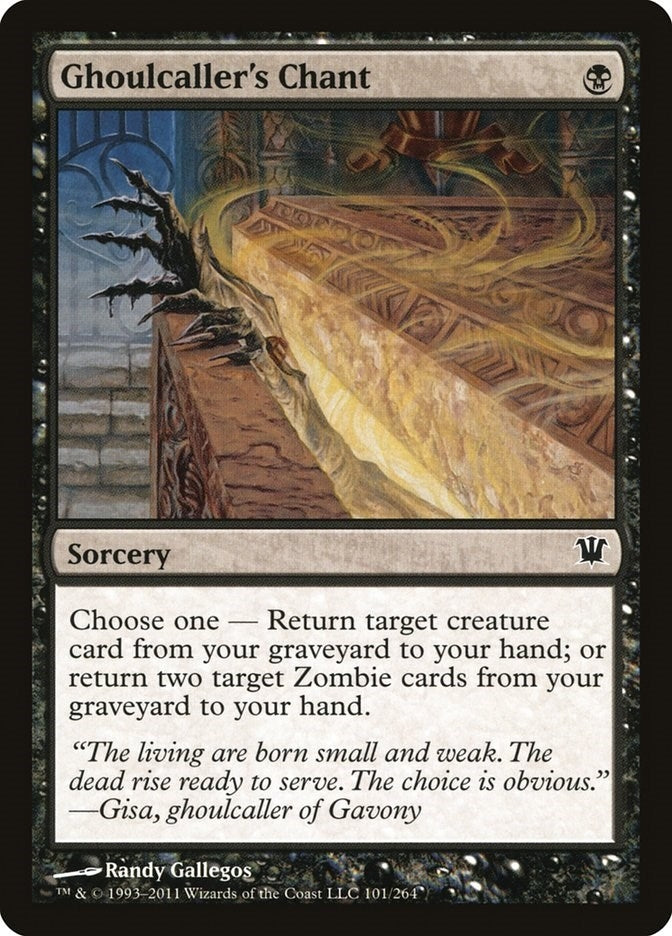 Image for Ghoulcaller's Chant (101) - Magic: The Gathering