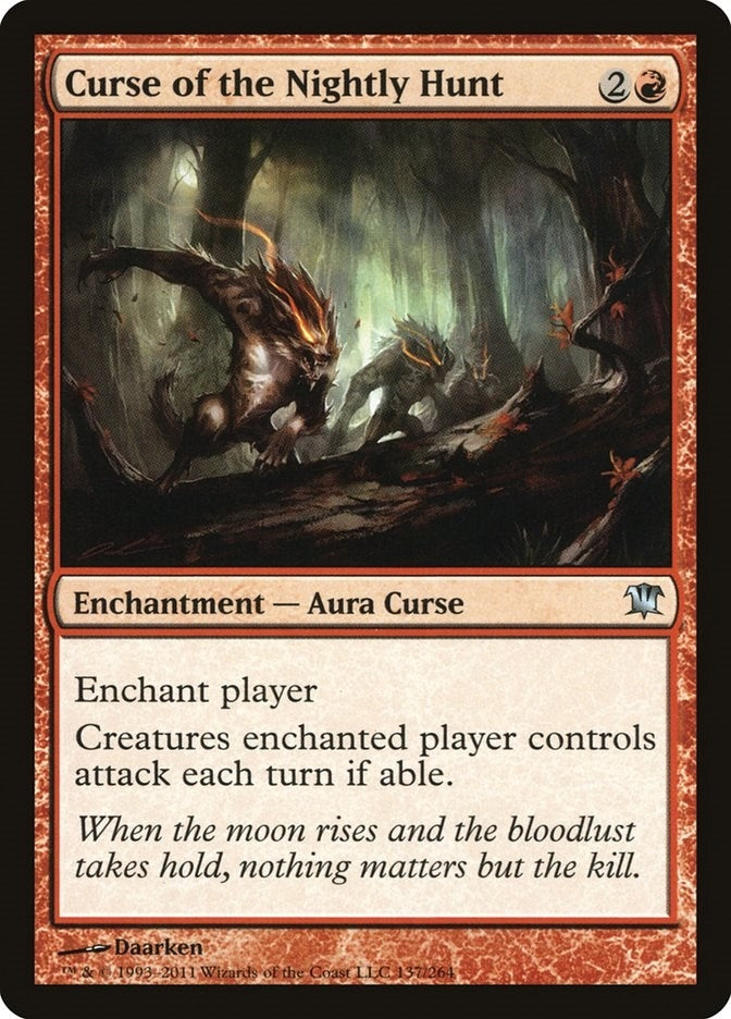 Image for Curse of the Nightly Hunt (137) - Magic: The Gathering