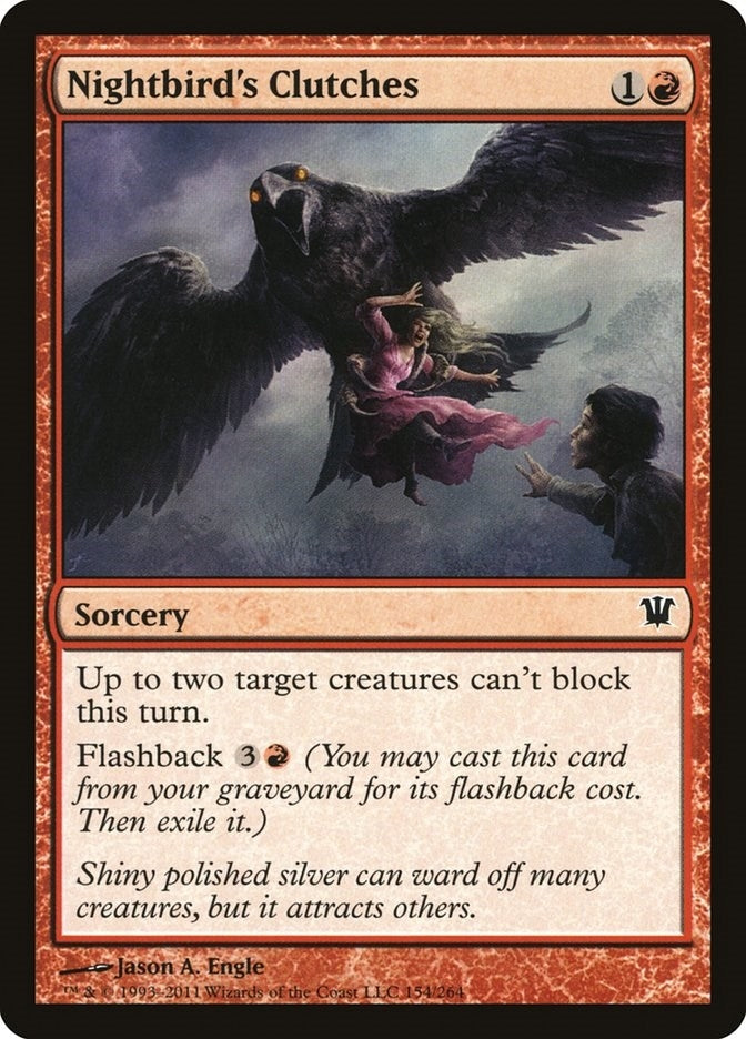 Image for Nightbird's Clutches (154) - Magic: The Gathering