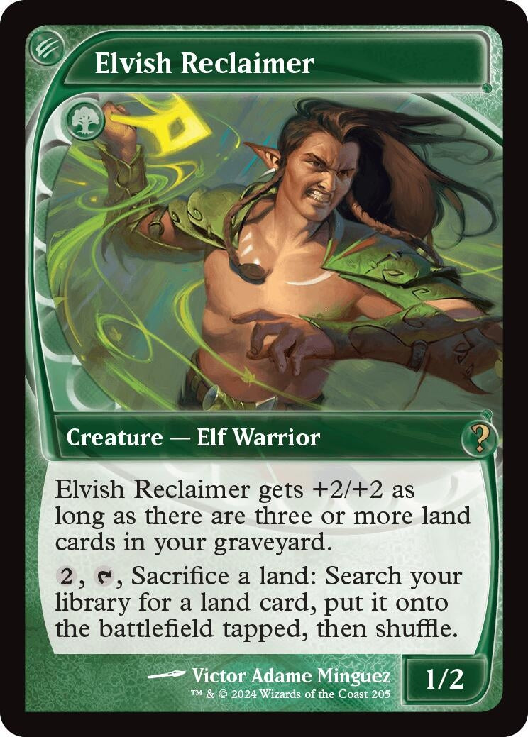 Image for Elvish Reclaimer (Future Sight) (205) - Magic: The Gathering