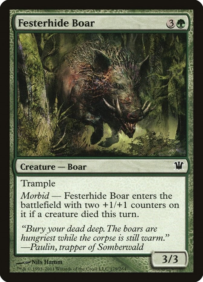Image for Festerhide Boar (179) - Magic: The Gathering