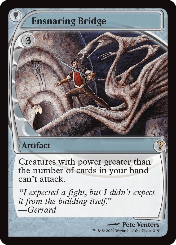 Image for Ensnaring Bridge (Future Sight) (219) - Magic: The Gathering