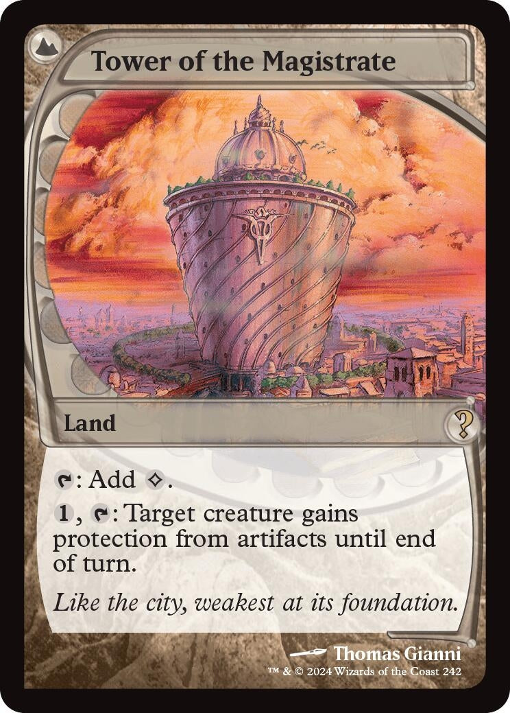Image for Tower of the Magistrate (Future Sight) (242) - Magic: The Gathering