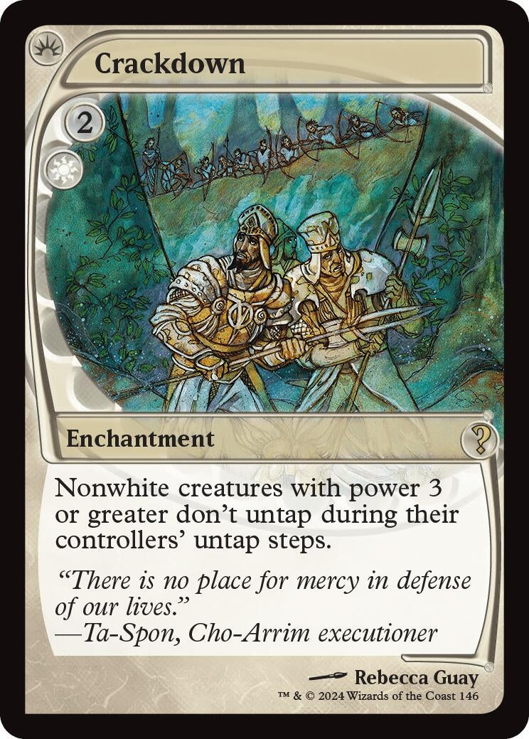 Image for Crackdown (Future Sight) (146) - Magic: The Gathering