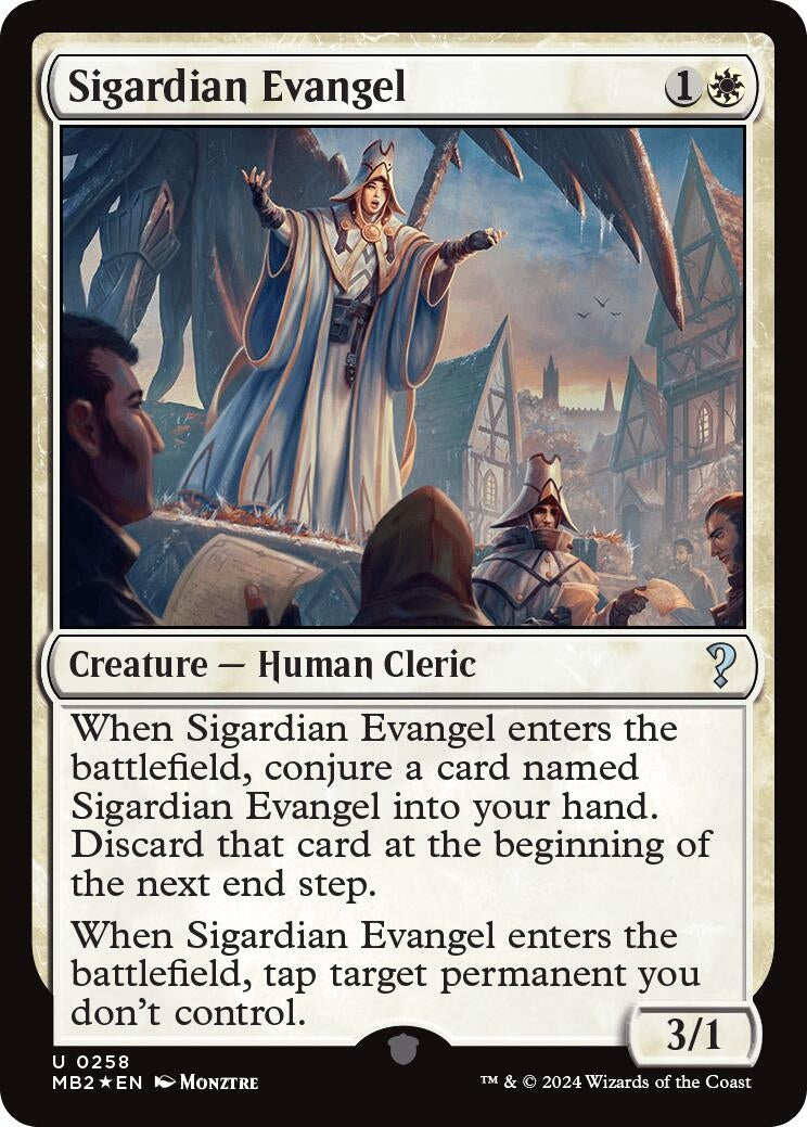 Image for Sigardian Evangel (258) - Magic: The Gathering