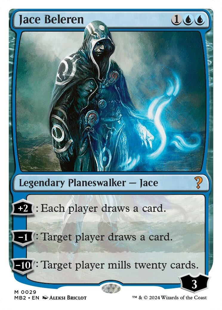 Image for Jace Beleren (White Border) (29) - Magic: The Gathering