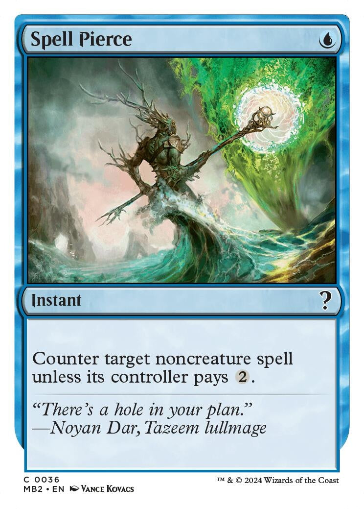 Image for Spell Pierce (White Border) (36) - Magic: The Gathering