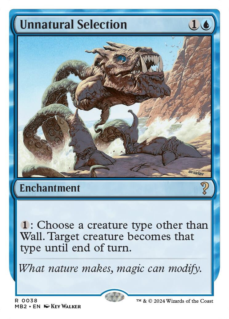 Image for Unnatural Selection (White Border) (38) - Magic: The Gathering