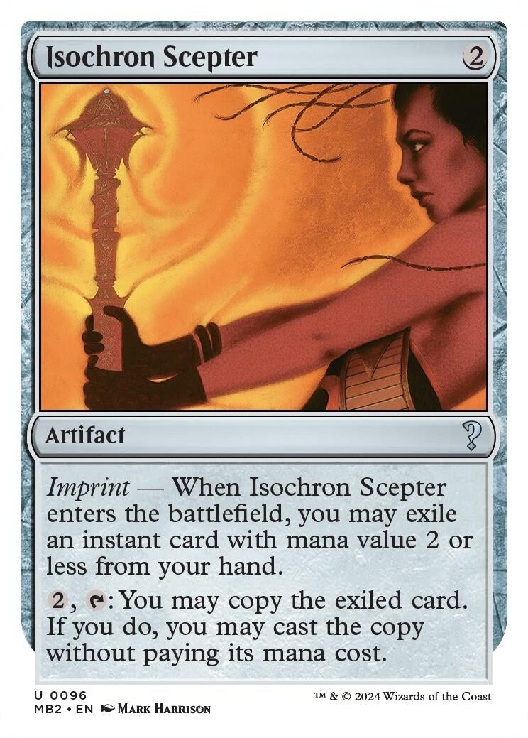 Image for Isochron Scepter (White Border) (96) - Magic: The Gathering