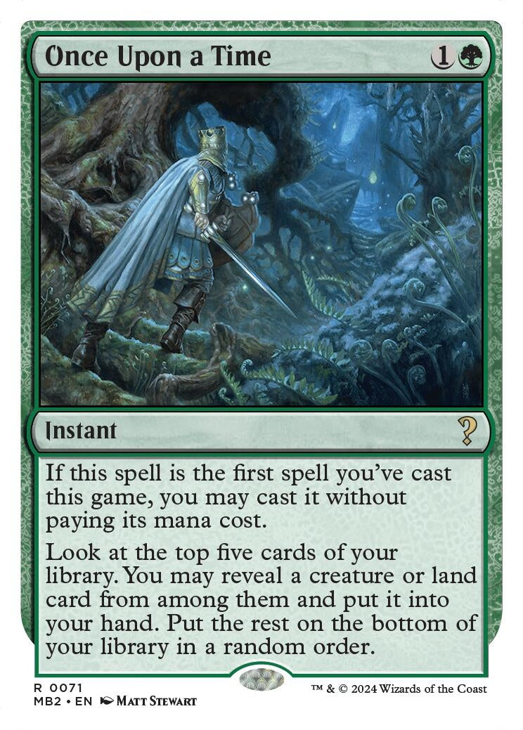 Image for Once Upon a Time (White Border) (71) - Magic: The Gathering