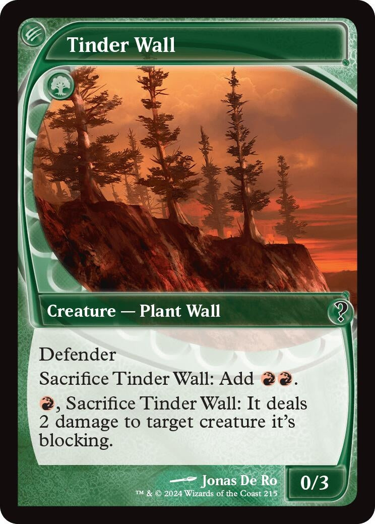 Image for Tinder Wall (Future Sight) (215) - Magic: The Gathering