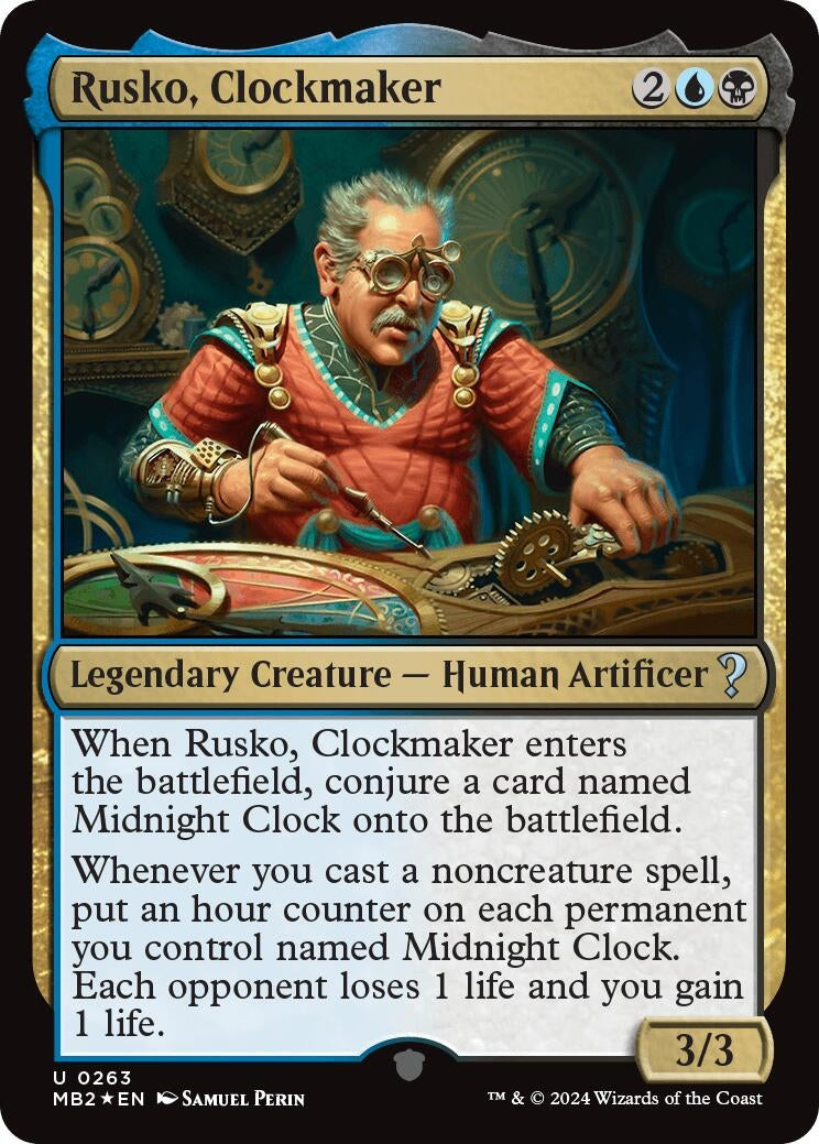 Image for Rusko, Clockmaker (263) - Magic: The Gathering