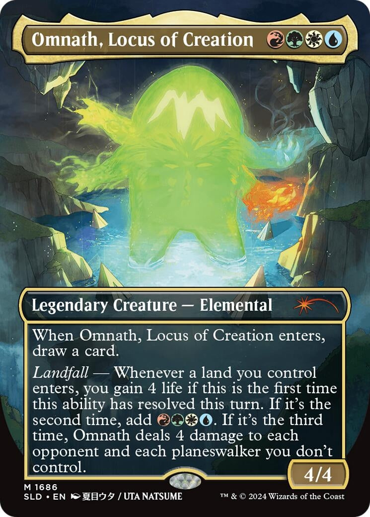 Image for Omnath, Locus of Creation (Rainbow Foil) (1686) - Magic: The Gathering