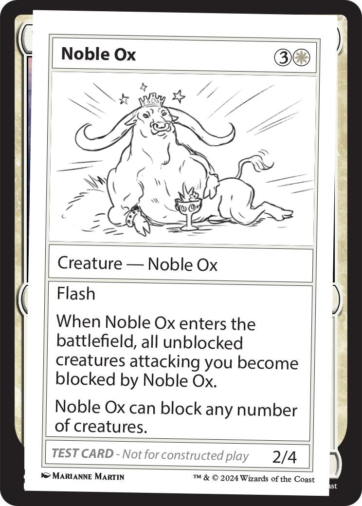 Image for Noble Ox - Magic: The Gathering