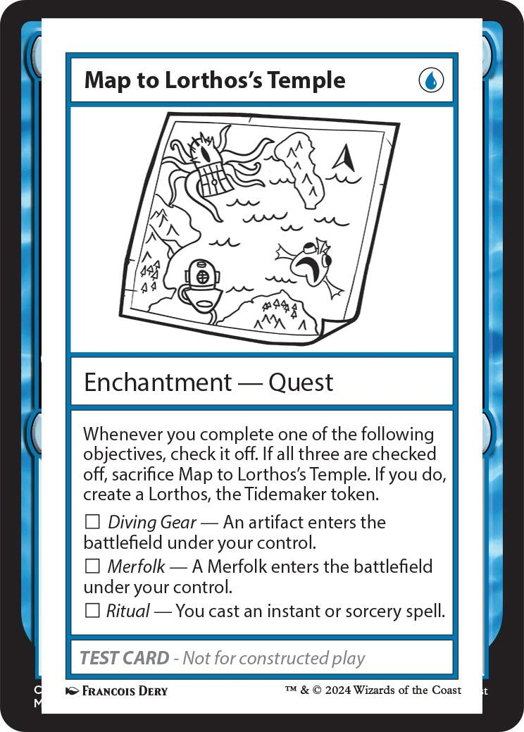 Image for Map to Lorthos's Temple - Magic: The Gathering