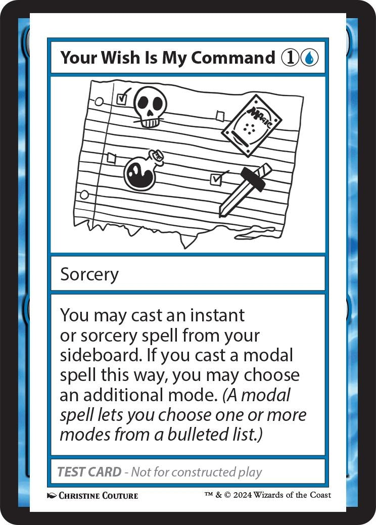 Image for Your Wish Is My Command - Magic: The Gathering