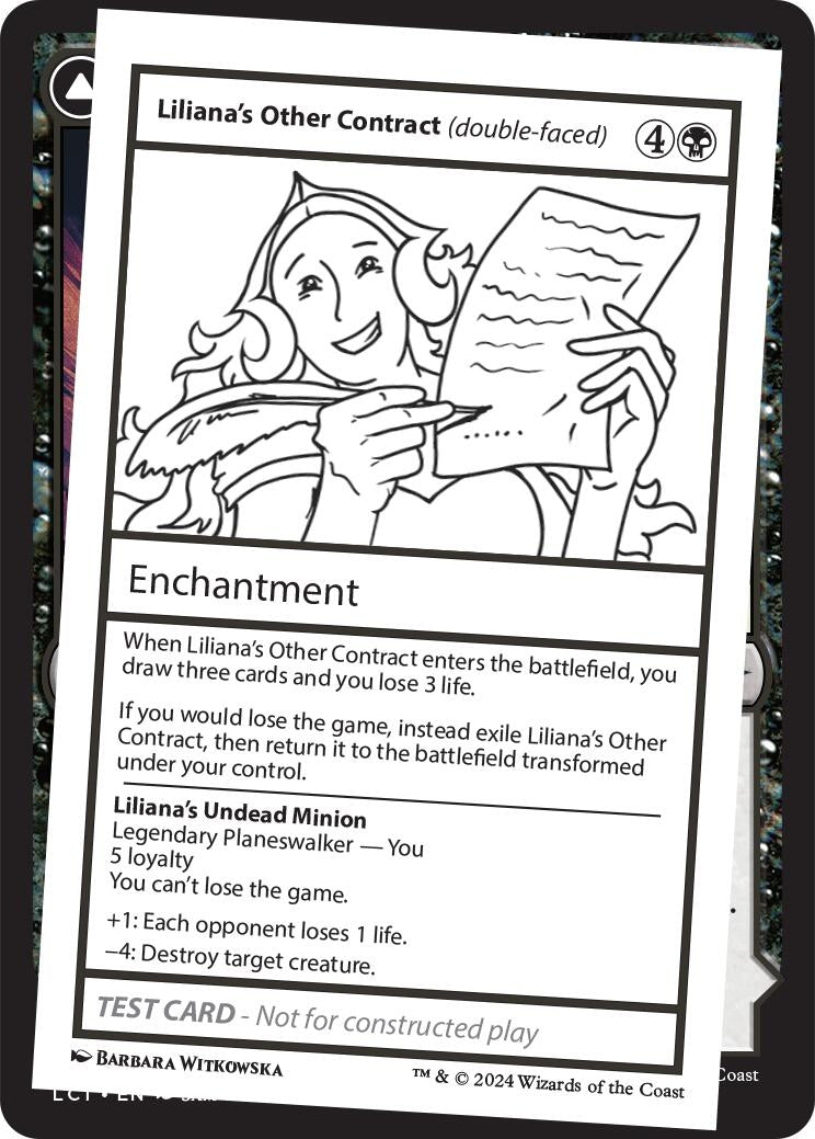 Image for Liliana's Other Contract (double-faced) - Magic: The Gathering
