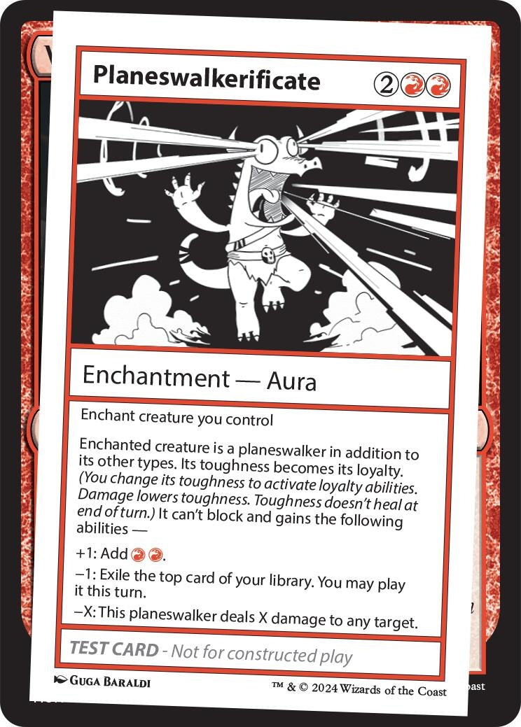 Image for Planeswalkerificate - Magic: The Gathering