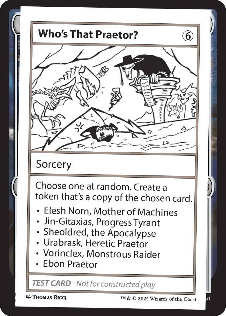 Image for Who's That Praetor? - Magic: The Gathering